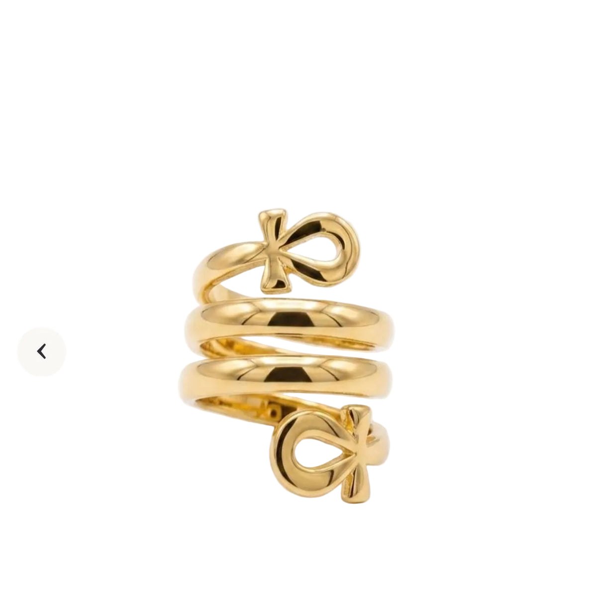 Double Ankh Ring