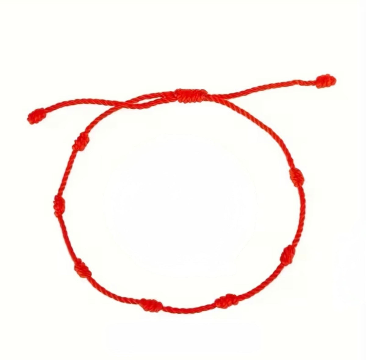 7 Knots Red String Protection Bracelet