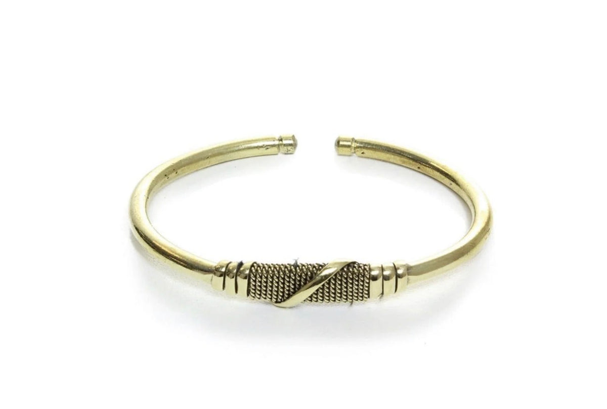 Brass Twist Bracelet