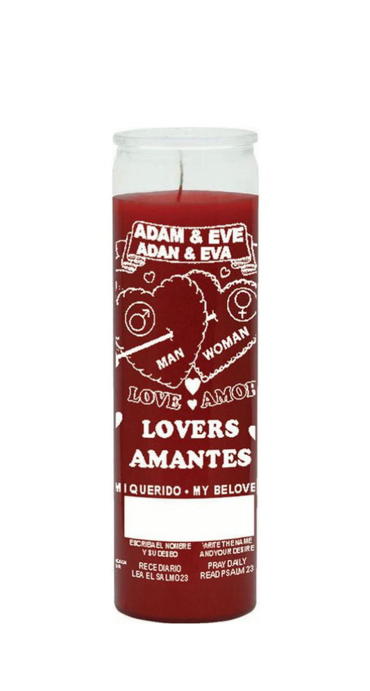 Adam & eve lovers 7 day candle